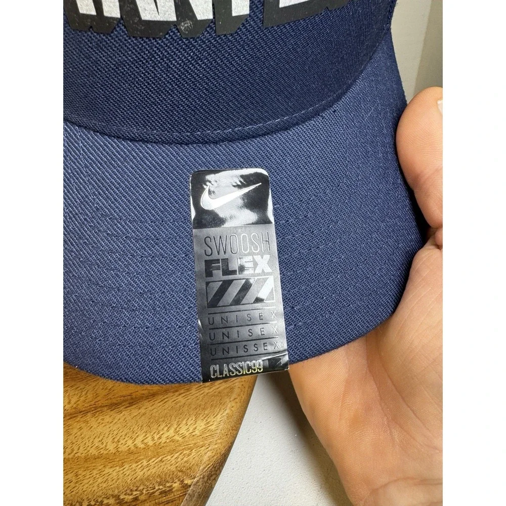 Nike Penn State Nittany Lions Verbiage Swoosh Flex DNA Navy Classic 99‎ Hat